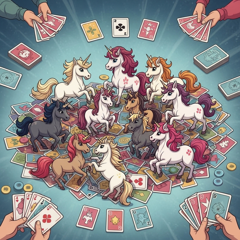 Unstable Unicorns Card Game | Playful Artwork Unstable Unicorns Card Game | Playful Artwork