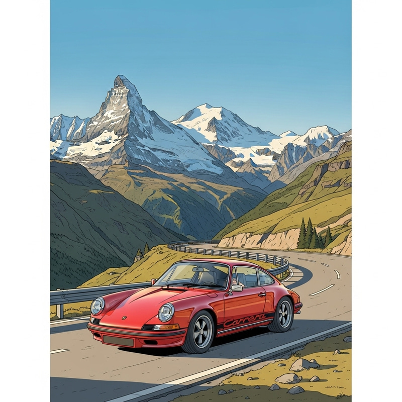 Classic Porsche 911 Road Trip Through the Alps Classic Porsche 911 Road Trip Through the Alps