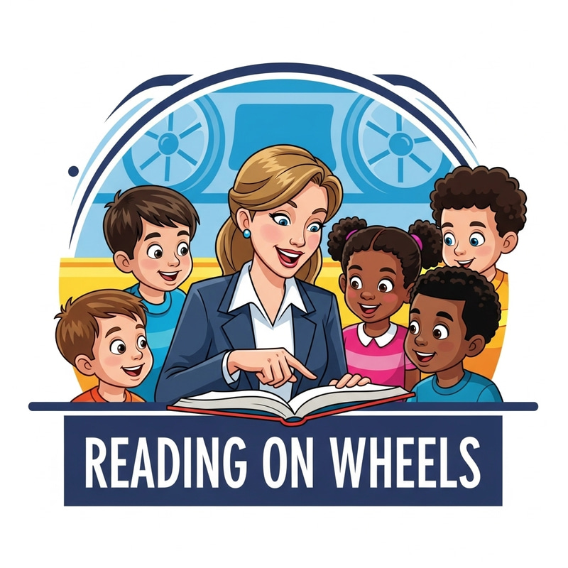Reading on Wheels: Engaging Teacher & Diverse Students Scene