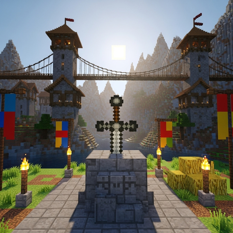 Medieval Minecraft World: Explore a Stunning Landscape Medieval Minecraft World: Explore a Stunning Landscape
