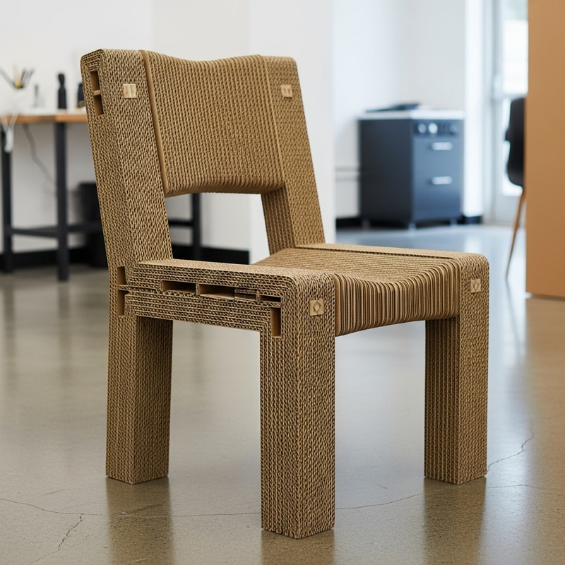Innovative Cardboard Chair Design | Sustainable Eco-Friendly Furniture Innovative Cardboard Chair Design | Sustainable Eco-Friendly Furniture