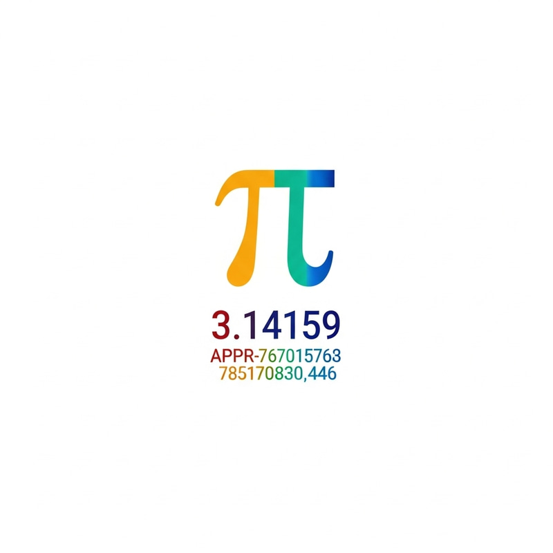 Pi (π) Educational Poster - Mathematical Symbol with Value 3.14159 Pi (π) Educational Poster - Mathematical Symbol with Value 3.14159