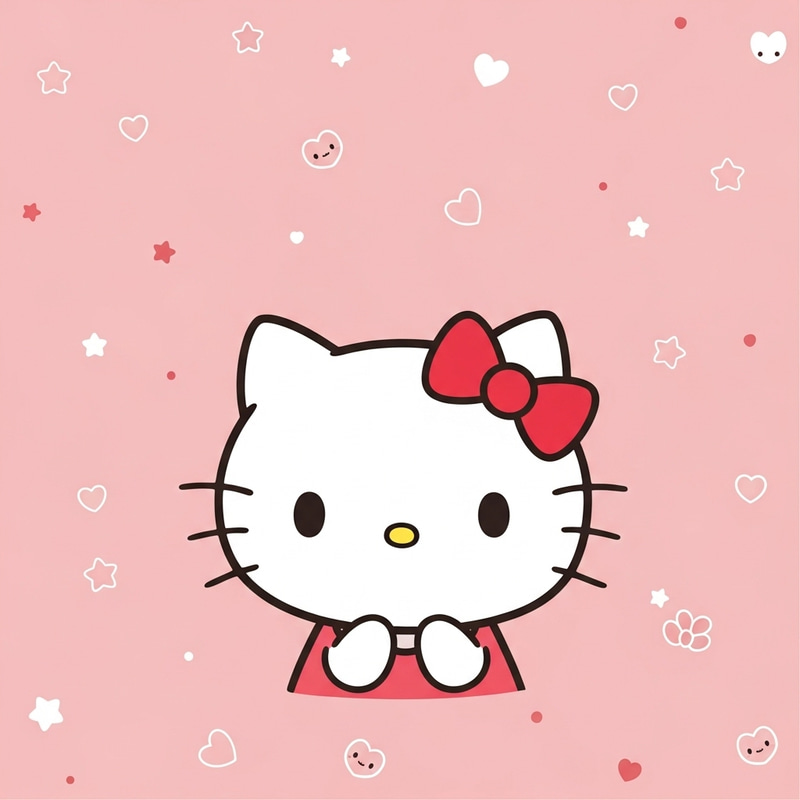 Cute Hello Kitty Letter Background Cute Hello Kitty Letter Background