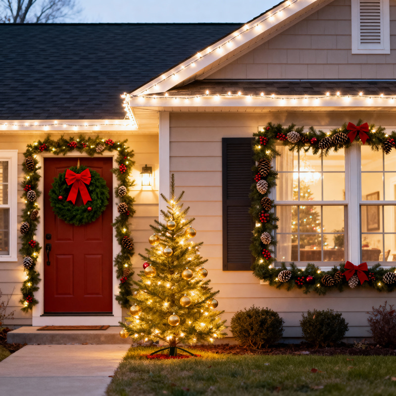 Christmas Exterior Decoration Ideas Christmas Exterior Decoration Ideas