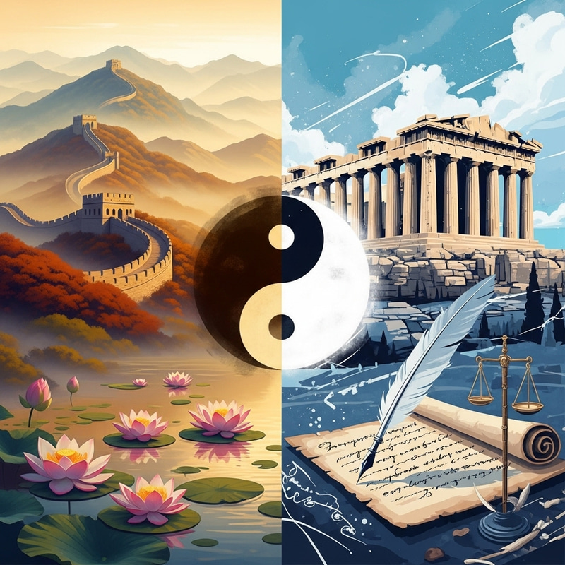 Capturing the Contrast: Eastern vs Western Thought Metaphor Capturing the Contrast: Eastern vs Western Thought Metaphor