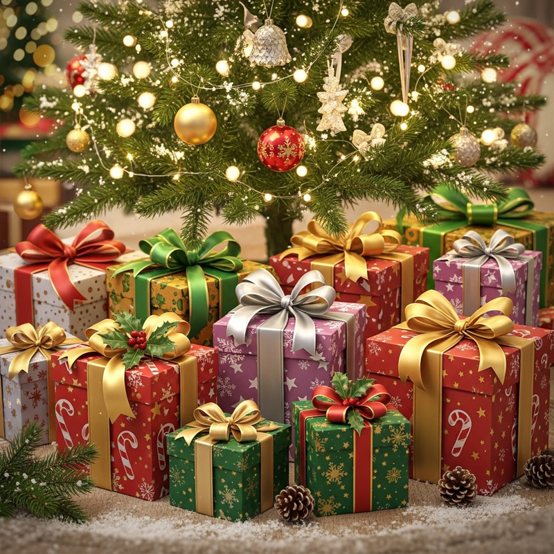 Dreamy Christmas and New Year Presents: Stunning Illustrations Dreamy Christmas and New Year Presents: Stunning Illustrations