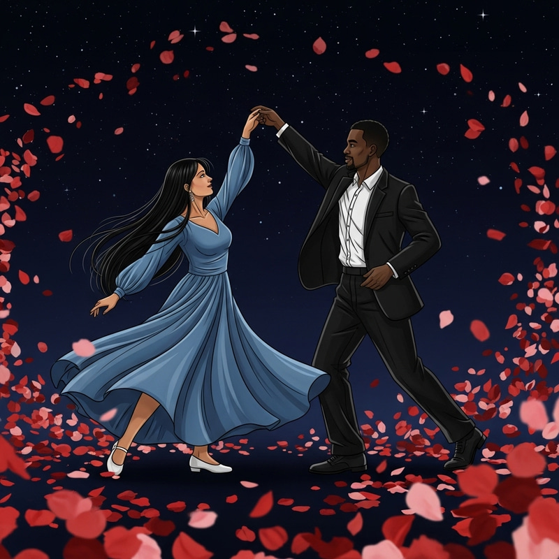 Artistic Interpretation of Love in Motion Artistic Interpretation of Love in Motion