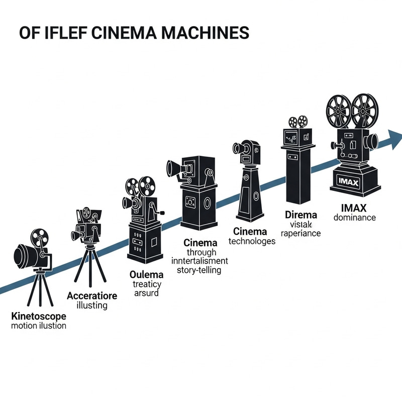 Evolution of Cinema Machines & Technology: From Kinetoscope to IMAX Evolution of Cinema Machines & Technology: From Kinetoscope to IMAX