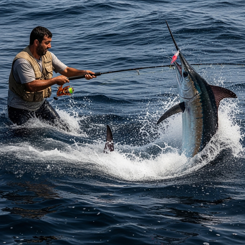 Epic Deep Sea Fishing Battle: Man vs Marlin
