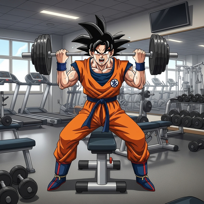 Goku Gym Workout: Intense Training Session