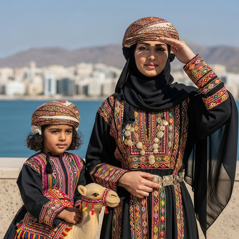 Authentic Omani Women Portraits in Muscat City Authentic Omani Women Portraits in Muscat City