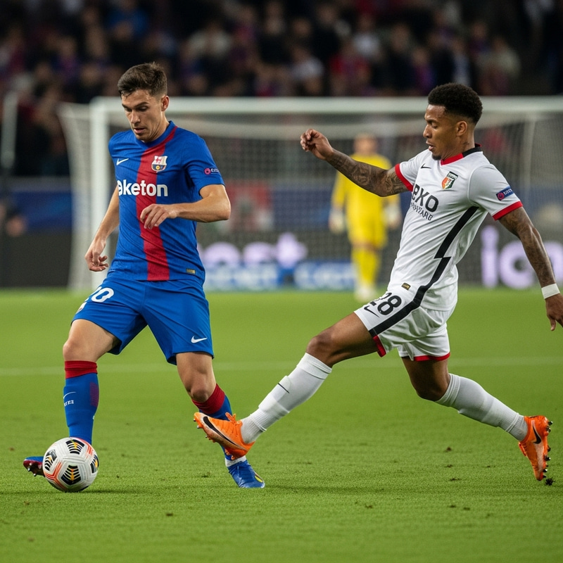 Messi and Neymar: Professional Football Players in Action