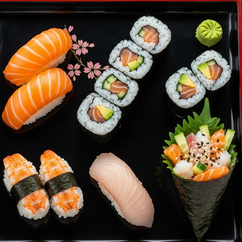 Delicious Sushi Recipes | Fresh Salmon, Tuna, and Temaki Delicious Sushi Recipes | Fresh Salmon, Tuna, and Temaki