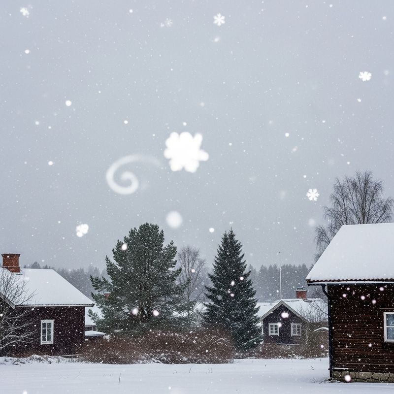 Tranquil Snow Scene in Scenic Sweden Tranquil Snow Scene in Scenic Sweden