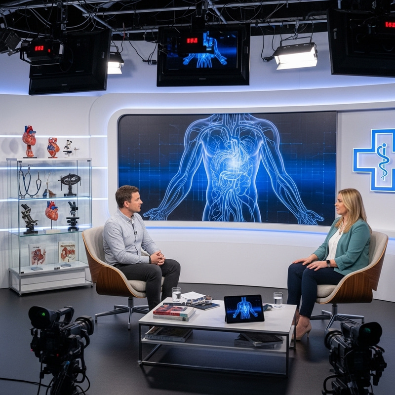 Medical TV Studio Design for Discussions Medical TV Studio Design for Discussions