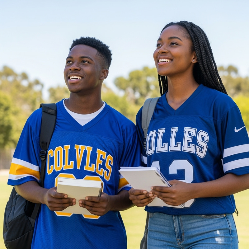 High School Students in College Jerseys: Hope & Dreams High School Students in College Jerseys: Hope & Dreams