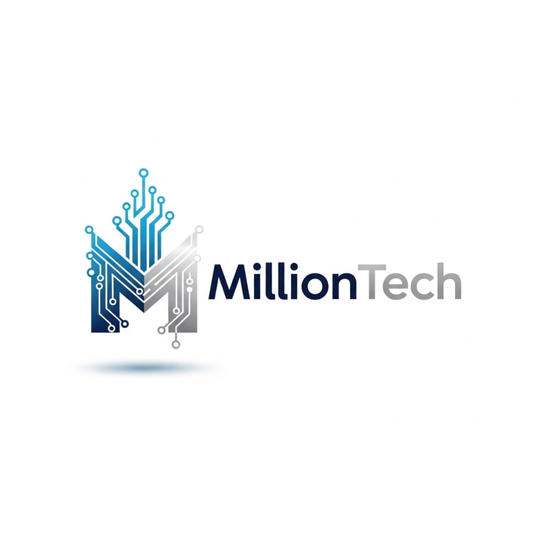 MillionTech | Professional IT Services Logo Design MillionTech | Professional IT Services Logo Design