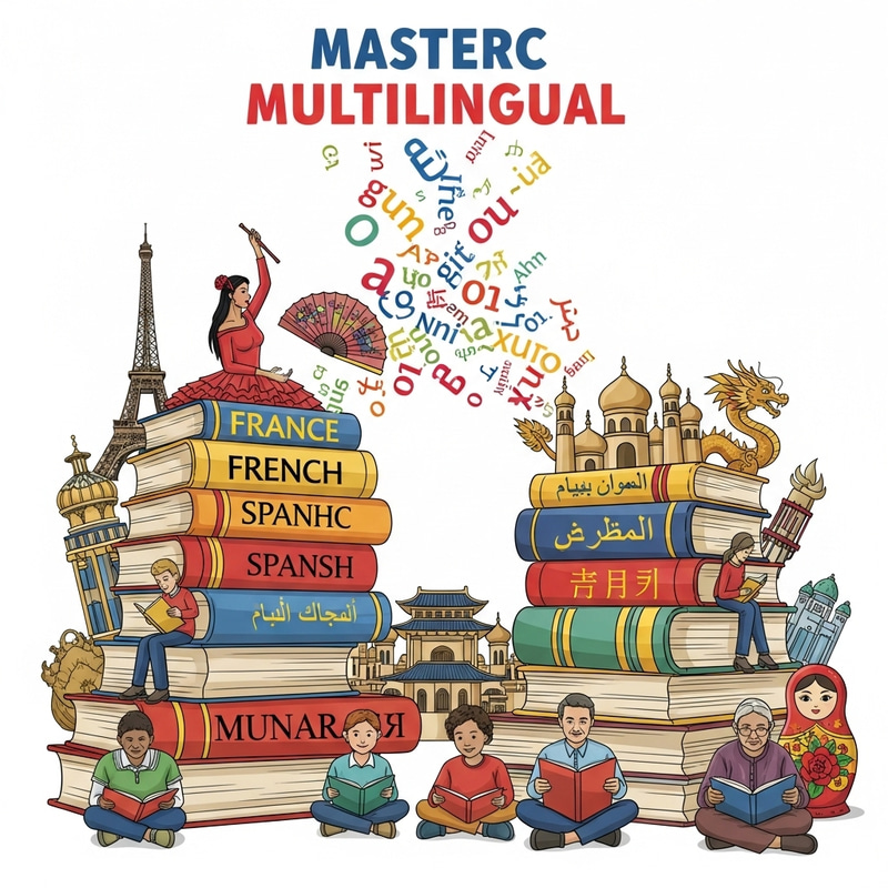 Mastering the Art of Multilingualism: An Adventure of Words and Cultures
