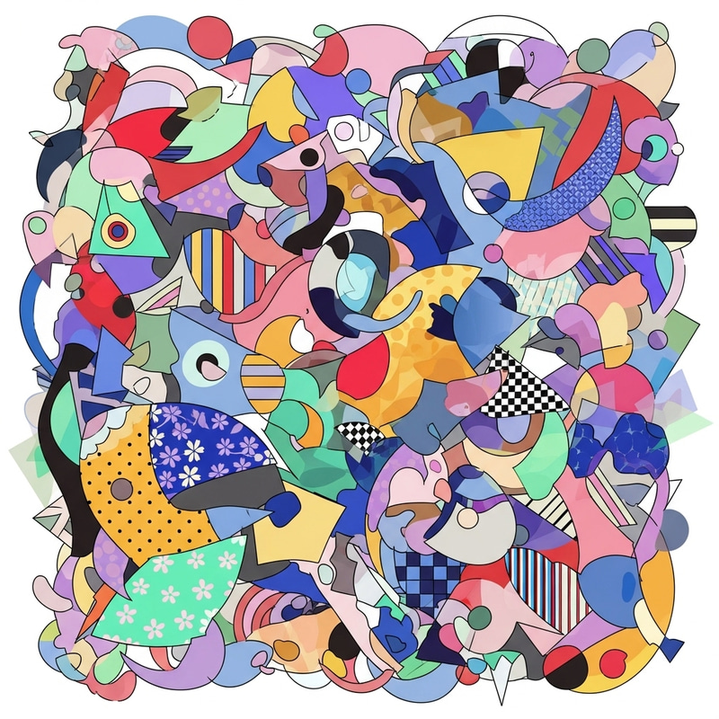 Colorful Abstract Dance | Symphonic Shapes & Patterns