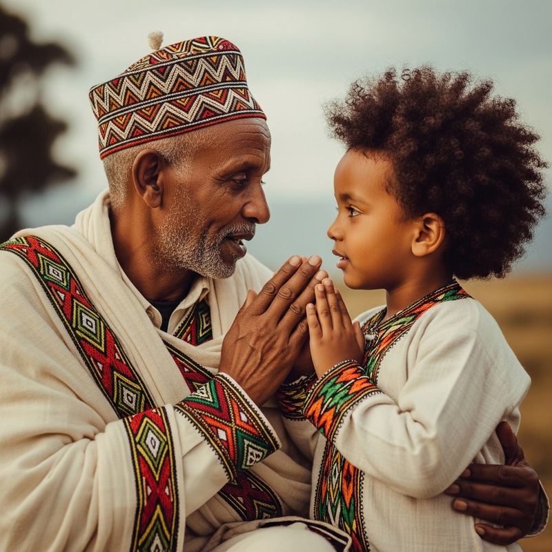 Heartfelt Bond Between Generations in Ethiopia