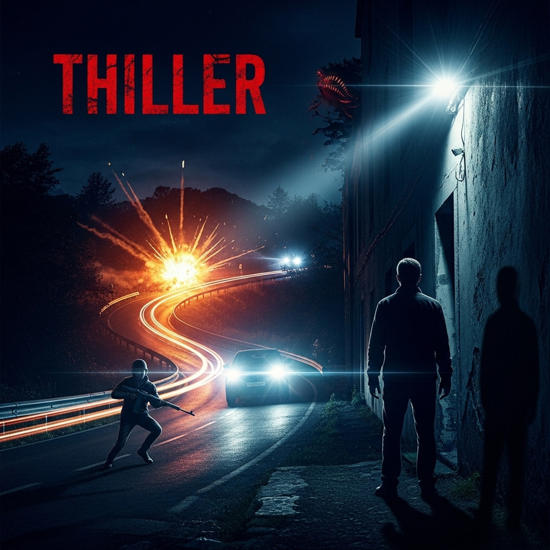Explosive Thriller & Suspense | Dark Road Chase & Alleyway Explosive Thriller & Suspense | Dark Road Chase & Alleyway