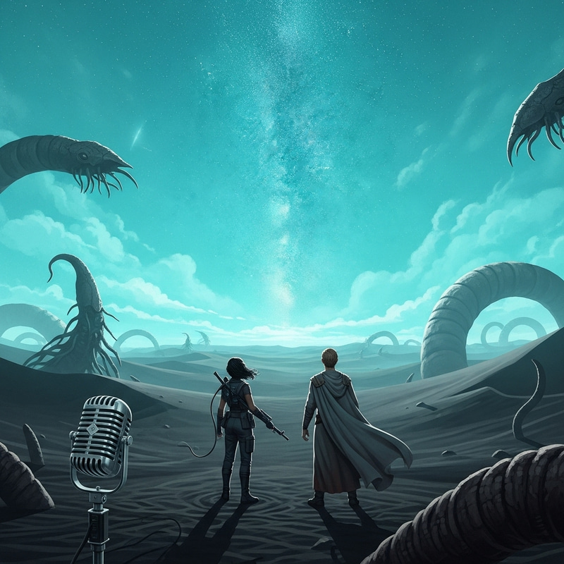 Dune Podcast Illustrations by Frank Herbert | Chitinous Creatures & Futuristic Fantasy Dune Podcast Illustrations by Frank Herbert | Chitinous Creatures & Futuristic Fantasy