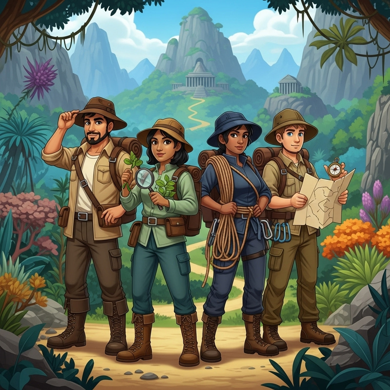 Diverse Adventure Team | Exotic Forest, Majestic Mountains & Hidden Temple Diverse Adventure Team | Exotic Forest, Majestic Mountains & Hidden Temple
