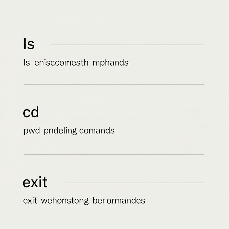 Basic Bash Commands | Minimalist Design Basic Bash Commands | Minimalist Design