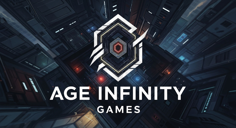 Intricate Futuristic Logo for Age Infinity Games VR Escape Rooms Intricate Futuristic Logo for Age Infinity Games VR Escape Rooms