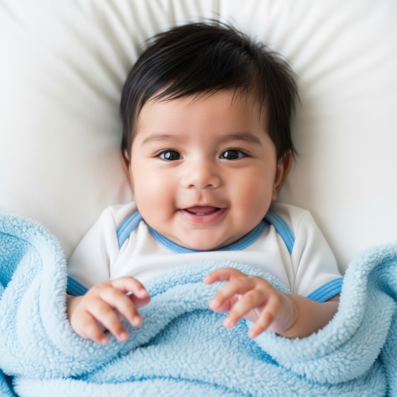 Smiling 3-Month-Old Indian Baby Boy | Shiny Hair & Captivating Smile Smiling 3-Month-Old Indian Baby Boy | Shiny Hair & Captivating Smile