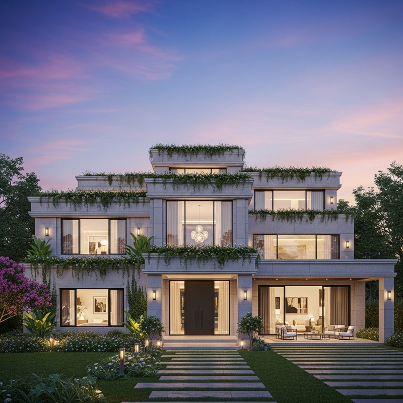 Modern Oasis Residence at Sunset Modern Oasis Residence at Sunset