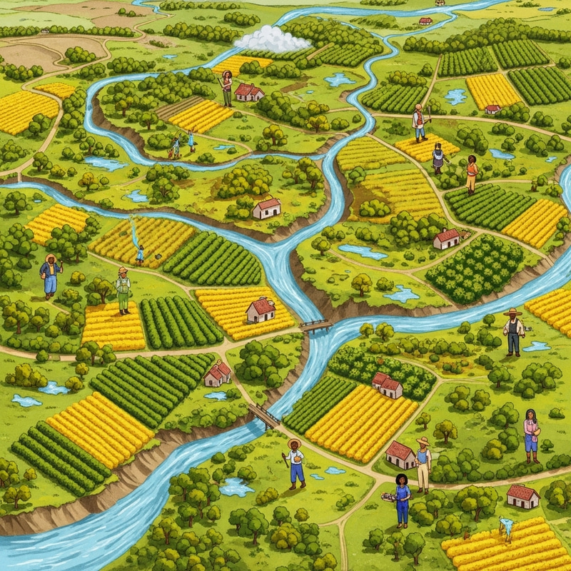 Environmental Grading in Rural Areas with Water Stress