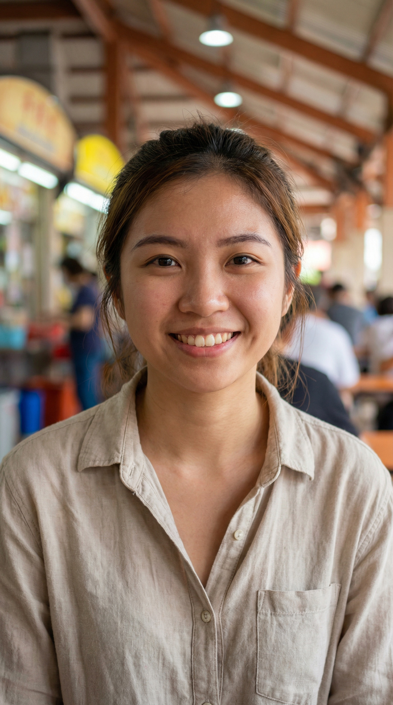 Stunning Portrait of a Young Singaporean Woman Stunning Portrait of a Young Singaporean Woman