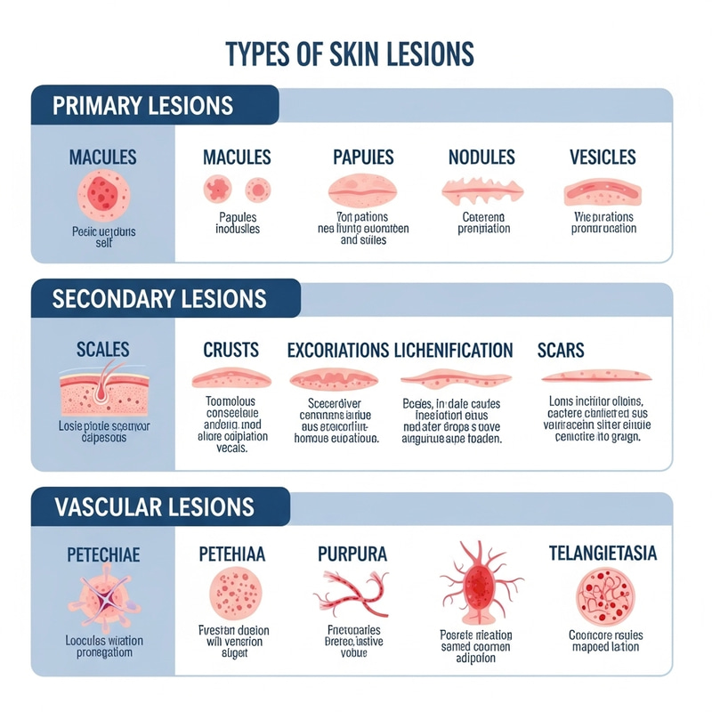 Understanding Skin Lesions: Types & Characteristics