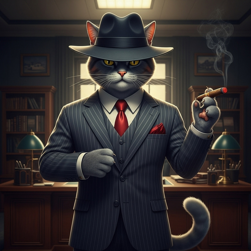 Mafioso Cat: Intimidating Mafia Boss Personality Mafioso Cat: Intimidating Mafia Boss Personality