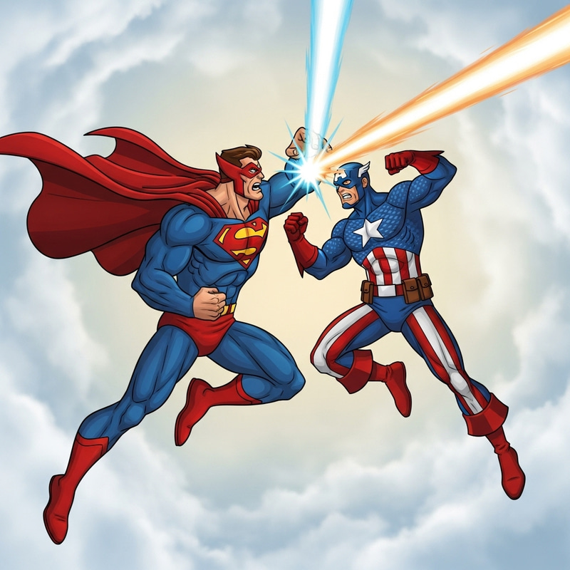 Superman vs. Homelander | Epic Aerial Showdown Superman vs. Homelander | Epic Aerial Showdown