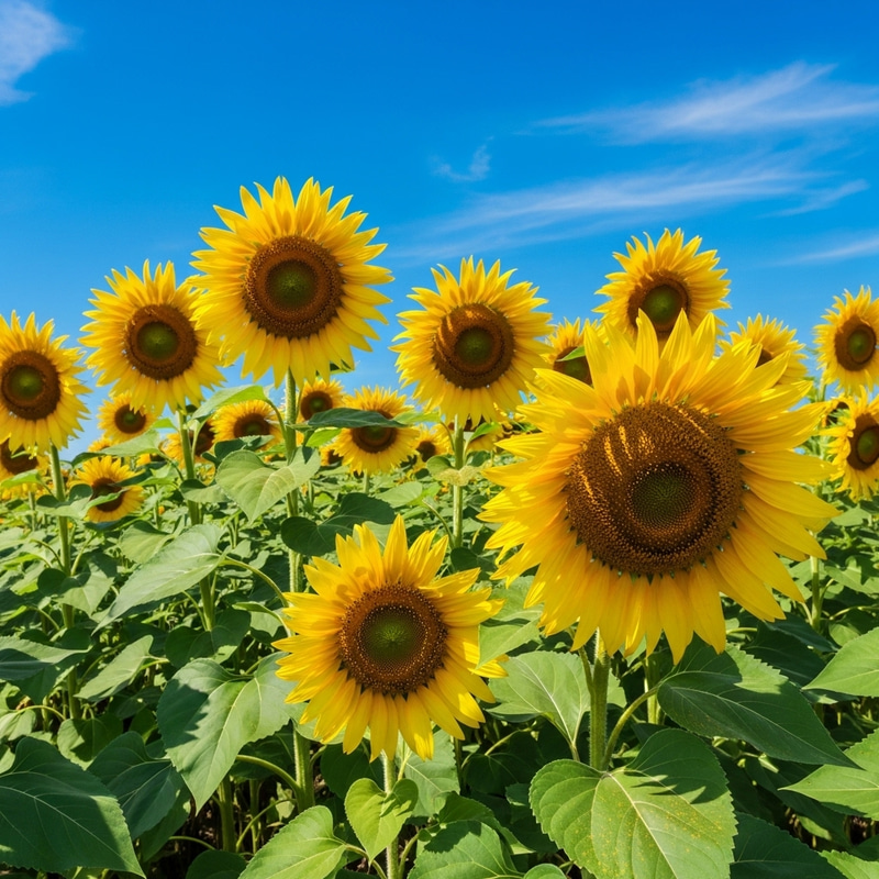 Abstract Sunflowers: A Vibrant Field of Color Abstract Sunflowers: A Vibrant Field of Color