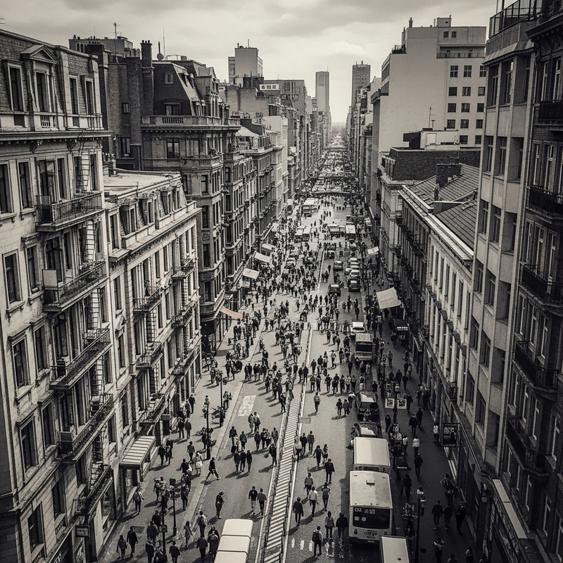 Dynamic Bird's-Eye Cityscape Photography Dynamic Bird's-Eye Cityscape Photography