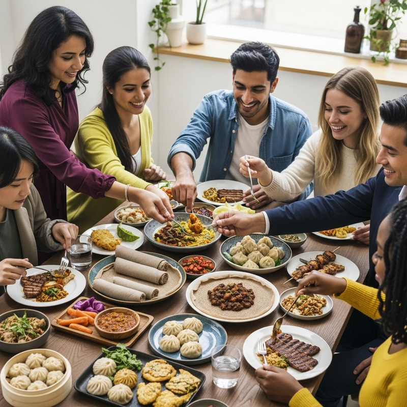 Diverse Global Gathering: Ethio-Western & Ethio-Asian Fusion Cuisines