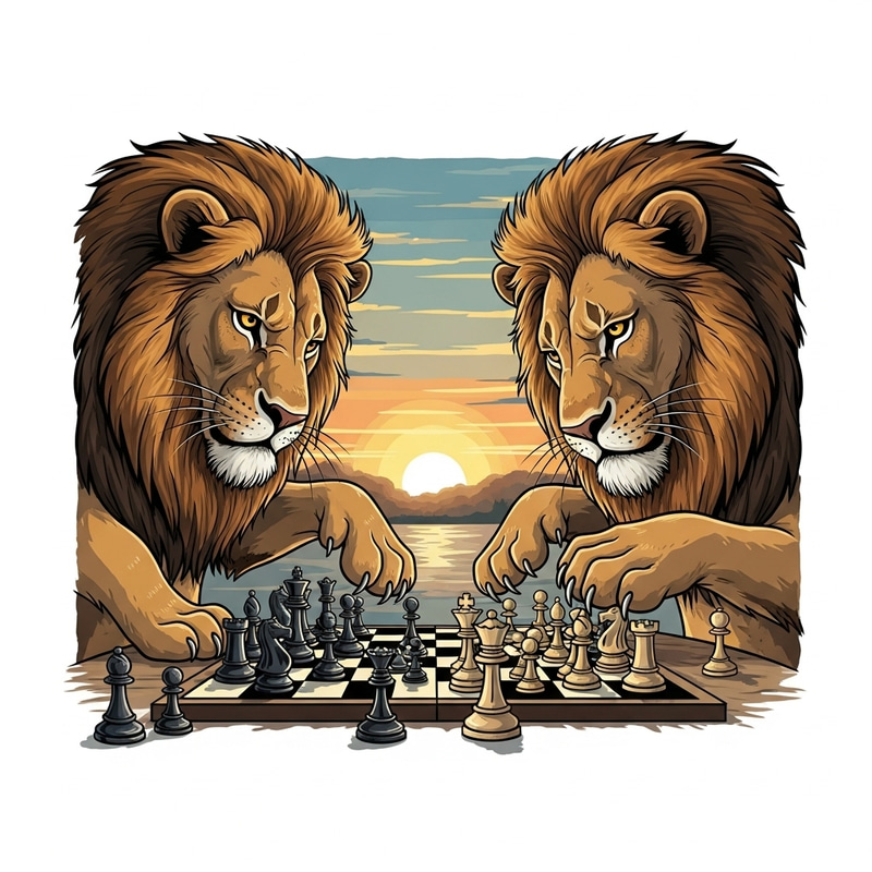 Dynamic 2D: Lions Playing Chess for Entertainment Dynamic 2D: Lions Playing Chess for Entertainment