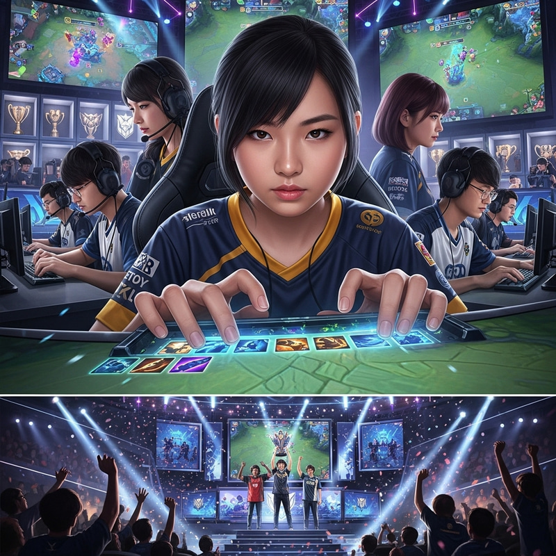 Rise of Sarah: Professional Mobile Legends Champion Story