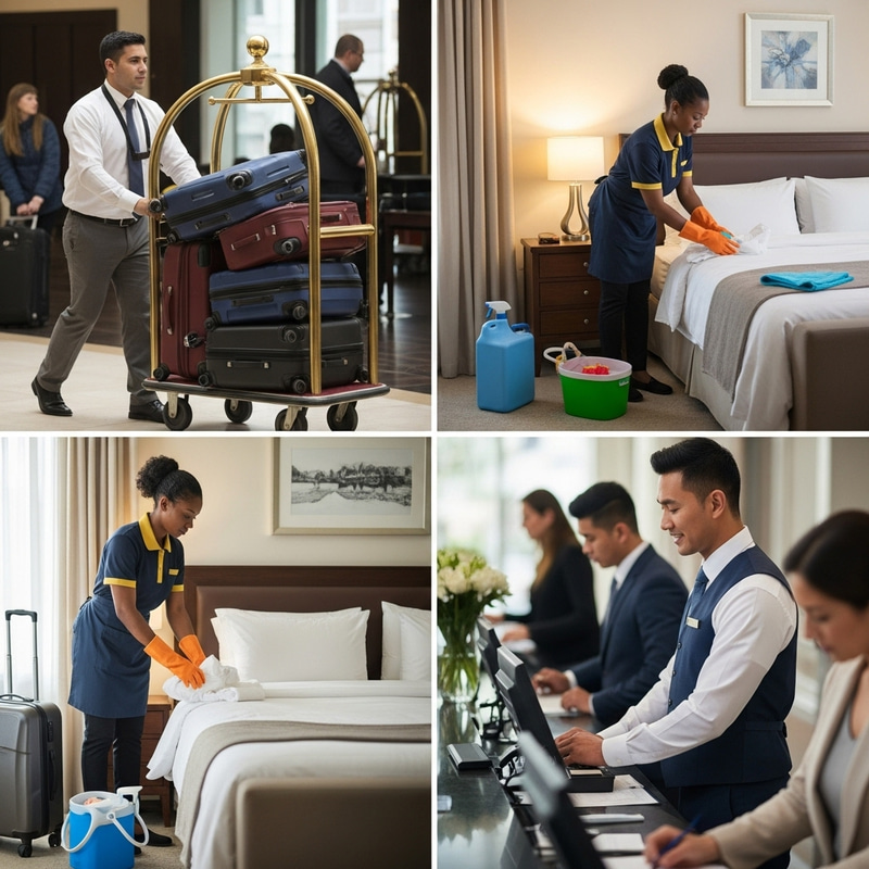 Empathetic Immigrant Hotel Workers Striving Amidst Challenges Empathetic Immigrant Hotel Workers Striving Amidst Challenges