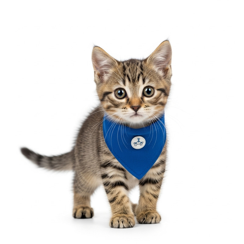 Cute Fluffy Cat - Playful Feline Companion