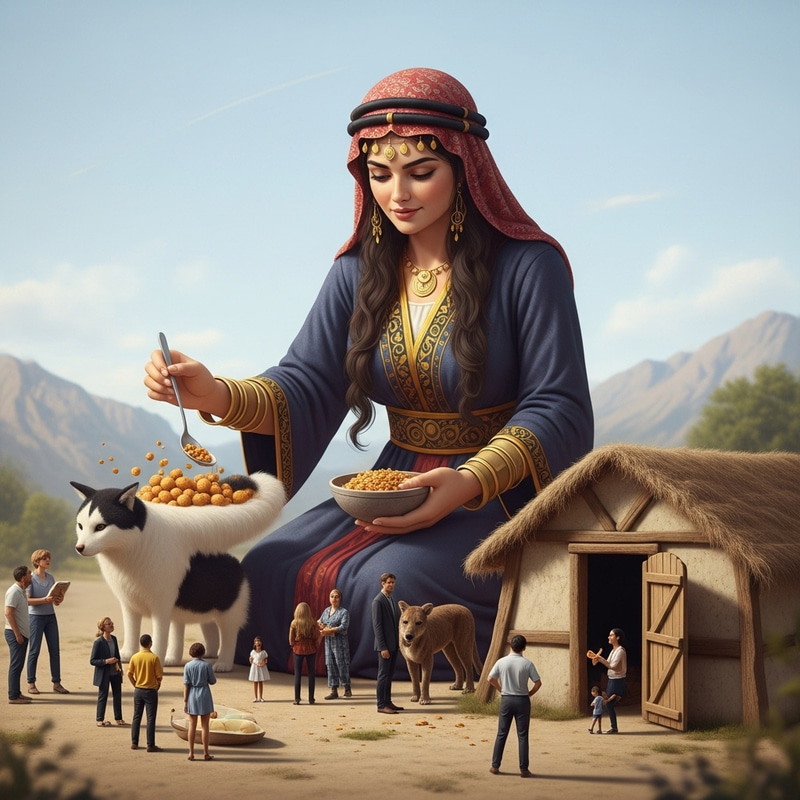 Middle-Eastern Giantess Caring for Tiny Humans Middle-Eastern Giantess Caring for Tiny Humans