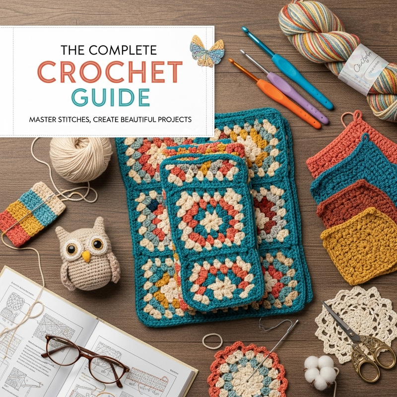 Crochet Instruction Manual Cover | Learn to Crochet