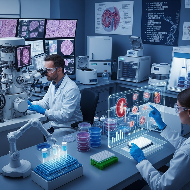 Realistic Nephrology Sciences Research Imagery