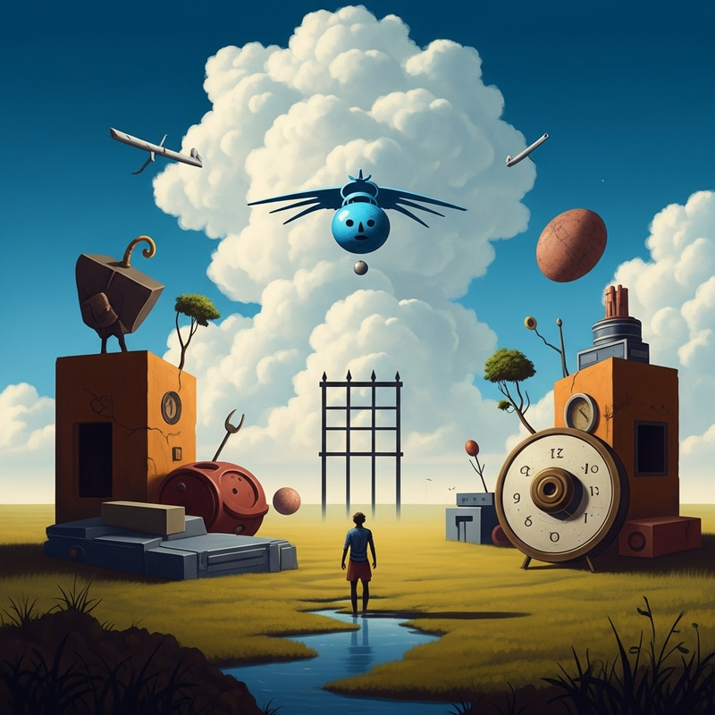 Dreamlike Vastness of Freedom: Surrealistic Elements & Infinite Possibilities Dreamlike Vastness of Freedom: Surrealistic Elements & Infinite Possibilities