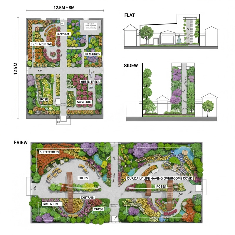 Tulip, Rose, Lilac: Flower Exhibition Layout Request