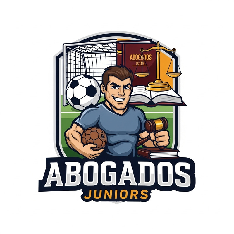 Abogados Juniors Soccer Team Logo and Mascot Design