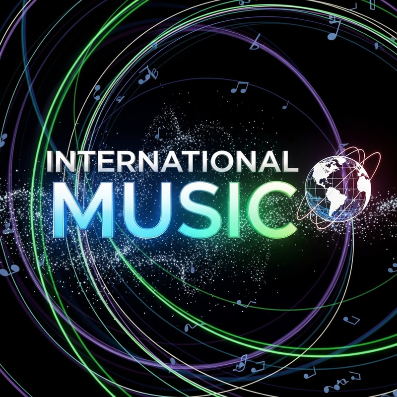 International Music Channel Logo with Effects International Music Channel Logo with Effects
